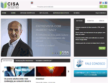 Tablet Screenshot of cisa.org.br