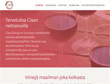 Tablet Screenshot of cisa.fi