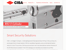 Tablet Screenshot of cisa.co.za